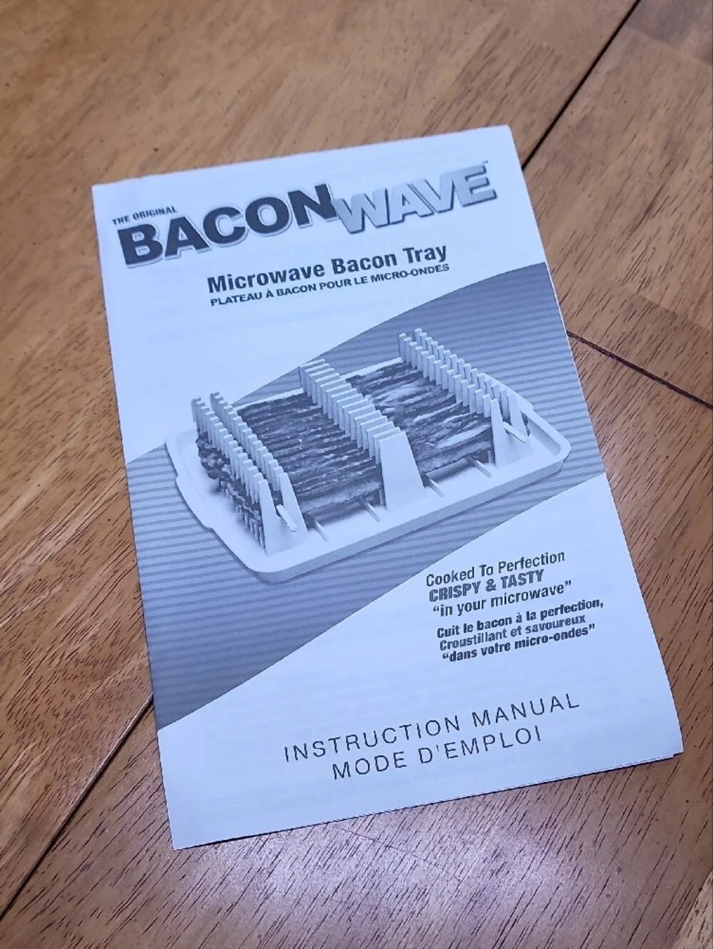 Microwave Bacon Tray - White